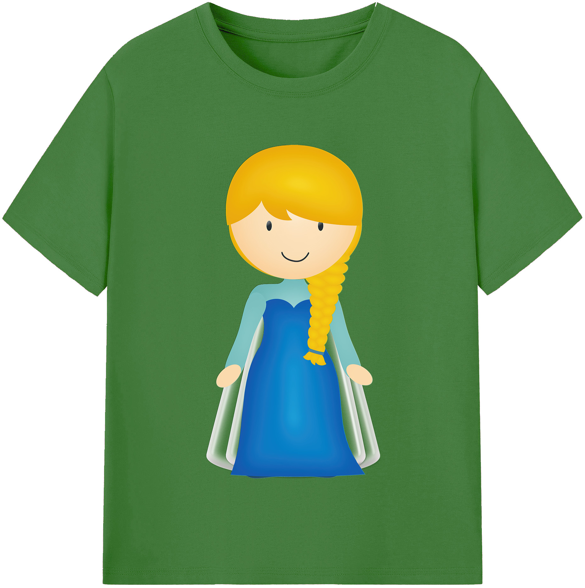 （画像用） アナと雪の女王 アンナ エルサ Frozen Anna Elsa レディースカジュアルプリントTシャツ（綿100％）